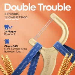 SmartLifeCo DuoPik Tanntr�db�yler Unflavored � Dobbel-tr�det. (50 stk.)