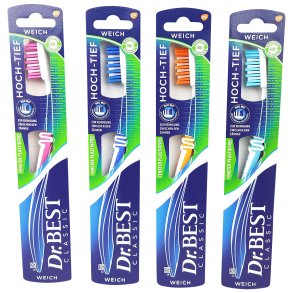 Dr. Best Soft Tannbrste Klassisk Hoch-tief Myk bust