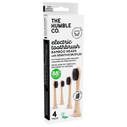 Humble Co. Bambu borsthuvuden fr Philips Sonicare Sensitive Charcoal