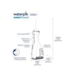 Draagbare Monddouche WATERPIK Advanced Water Flosser � Draadloze Monddouche met 360� Sproeikoprotatie
