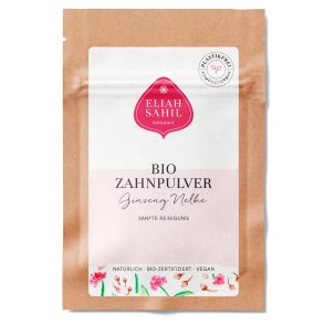 Ekologisk tandkrmspulver Eliah Sahil Ginsengnejlika