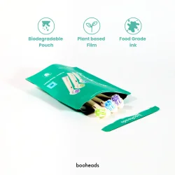 Booheads Biologisk Nedbrydelige Brstehoveder Til Oral-B 3 stk.