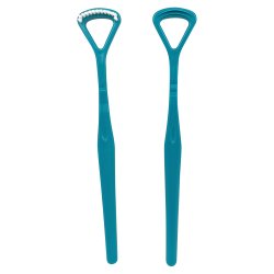 2 stk. Tungerensere EVERBRIGHT Turquoise Tungebrste