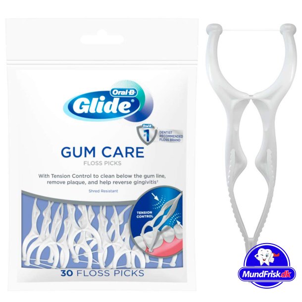 Glide Kr. 69,- | Picks Gum Care Tandtrådsbøjler 30