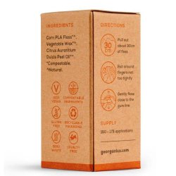 Bredygtig Tandtrd Georganics Orange Glasdispenser