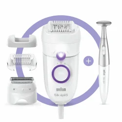 Braun Silk-�pil 5 Power 5-825P Epilator � Effektiv h�rborttagning med konstant str�m