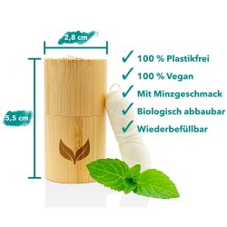 Tandtrd utan PFAS Vigorous Bamboo dispenser