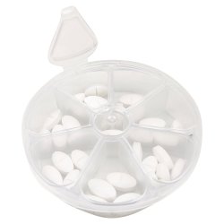 Pilleboks Rund Pilleske 7 Rum