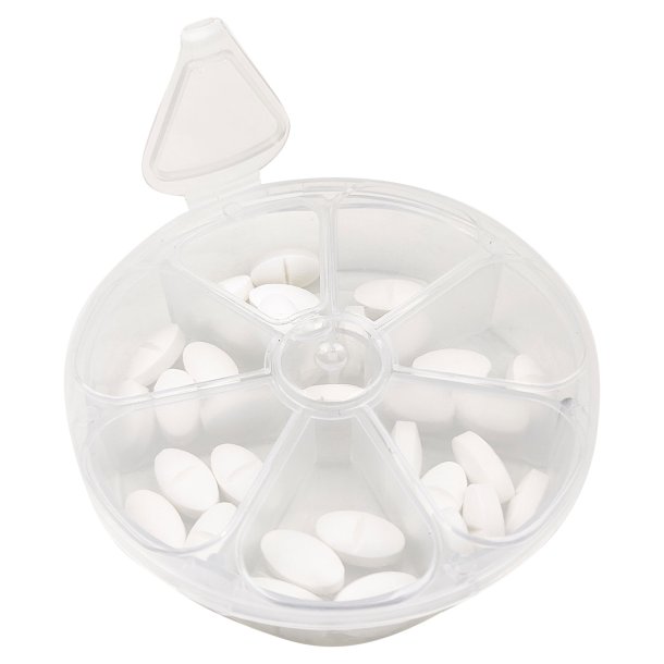 Pilleboks Rund Pilleske 7 Rum