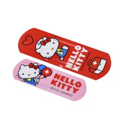 HELLO KITTY Brneplastre 24 stk. Metalske