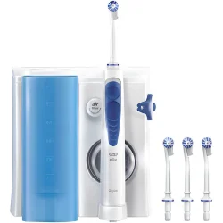 Oral-B Oral Health Center OxyJet � station�r mundskyller med mikroluftbobleteknologi
