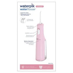 Waterpik Cordless Express Pink – batterijgevoede en draadloze monddouche
