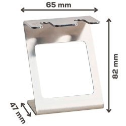 Holder for brstehoder MM stlstiler rustfritt stl