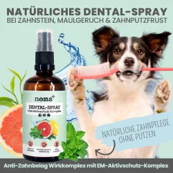 Noms+ Dental Spray – nat�rliche Zahnpflegespray f�r Hunde und Katzen (100 ml.)