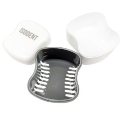 IsoDent rengjrings- og oppbevaringsboks for munnbeskyttelse og proteser