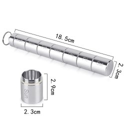 Pillbox Aluminiumrr 7 Pillboxar