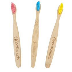Nordics Bambus Tandbrster Til Brn Blde Brstehr