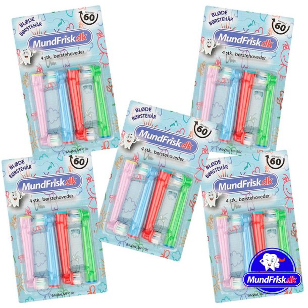 20 Stk. Power Kids B&uuml;rstenk&ouml;pfe f&uuml;r Kinder - Oral B kompatibel
