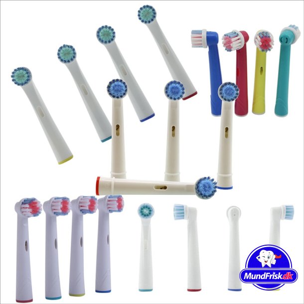 20 Stk. B&uuml;rstenk&ouml;pfe Kompatible Mischung f&uuml;r Oral-B