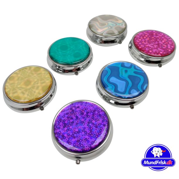 Pilleske Hologram Etui Med 3 Rum