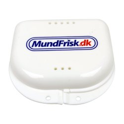 Fodral fr frvaring av proteser, bettskenor, hngslen, munskydd etc.