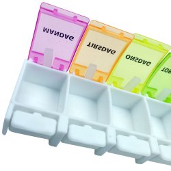 Pilleboks Med Fjeder Farvede Lg 