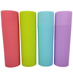 Rejse-etui Til Tandbrste og Tandpasta Rillet - STOR