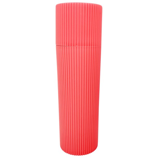 Rejse-etui Til Tandb�rste og Tandpasta Rillet - STOR PINK