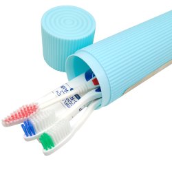 Rejse-etui Til Tandbrste og Tandpasta Rillet - STOR