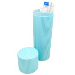 Rejse-etui Til Tandbrste og Tandpasta Rillet - STOR