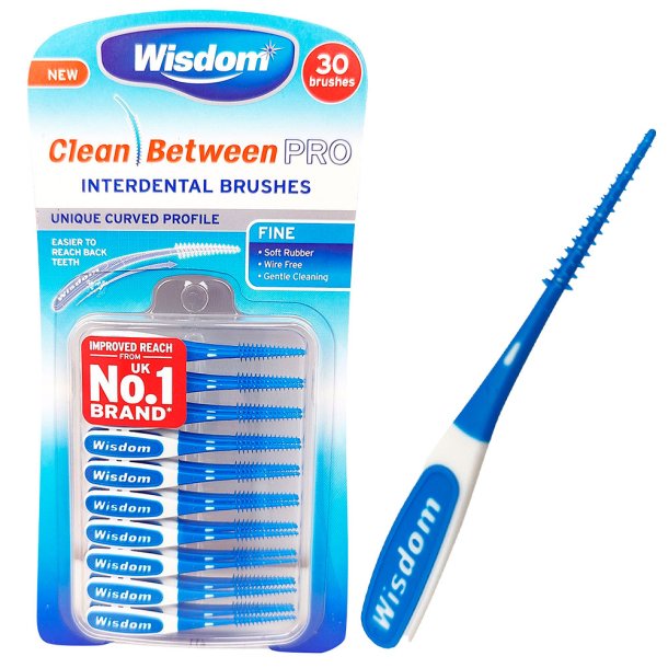 Wisdom Clean Between Pro FINE Soft Tothpicks Picks Space Brush