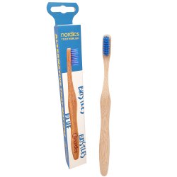 Nordics Bamboo Tandborstar Med Mjuk Borst