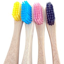 Nordics Bamboo Tandborstar Med Mjuk Borst