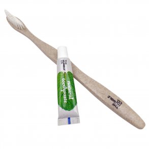 Bredygtig Majs Tandbrste + Tandpasta The Humble Co.