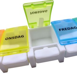 Pilleboks Med Fjeder Farvede Lg 