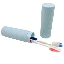 Reiseetui fr Zahnbrsten gerillt - KLEIN