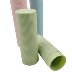 Reiseetui fr Zahnbrsten gerillt - KLEIN