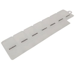 Pilleboks 7-dagers liten nettbrettboks  flere farger