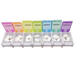 Pilleboks Med Fjeder Farvede Lg 