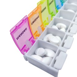 Pilleboks Med Fjeder Farvede Lg 