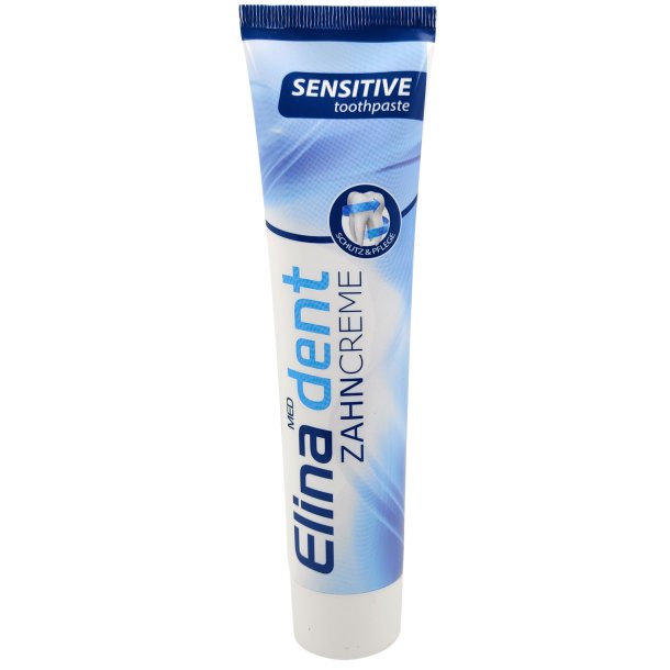 Elina Sensitive Toothpaste Fluorfri Stor tub 125 ml.