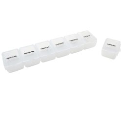 Pilleboks Stor nettbrettboks med ukedager