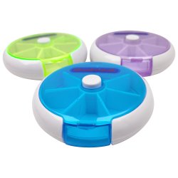 Rund Pilleske 7 Rum Doseringsdispenser