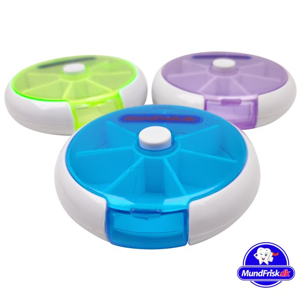 Rund Pilleske 7 Rum Doseringsdispenser