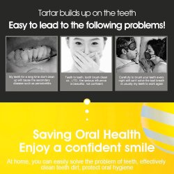 Elektrischer Zahnreiniger gegen Plaque und Zahnstein