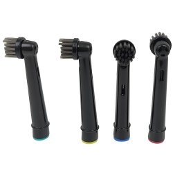 Sorte Brstehoveder Til Oral-B CHARCOAL Active 4 stk.
