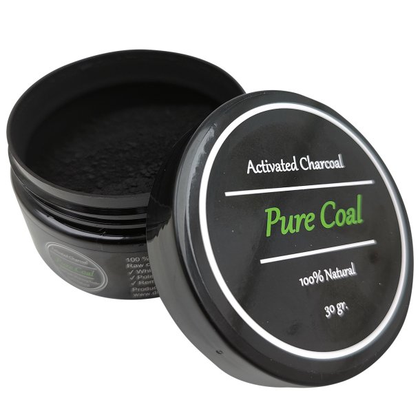 Tandblekningspulver Pure Coal Tandkrm aktivt kol