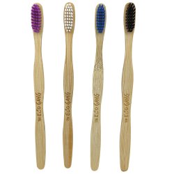 Bambu tandborstar 4 st. The Eco Gang SOFT