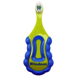 Wisdom Brnetandbrste Til Baby 0-2 r Med Teether