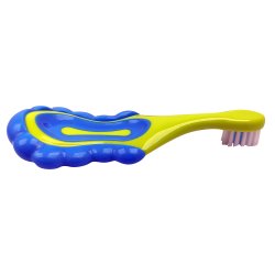 Wisdom Brnetandbrste Til Baby 0-2 r Med Teether